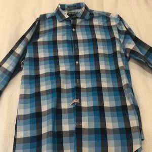 Express modern fit men’s dress shirt. Size large